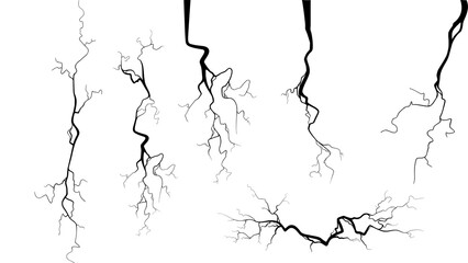 Grunge effect black background screen overlay and white background overly Old vintage and rough texture illustration photos effect, crack earth, aged wall, old wall texture, overly effect  download 