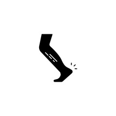 Legs concept line icon. Simple element illustration.Legs concept outline symbol design.