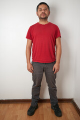 Clean and Simple Portrait of a Determined Man