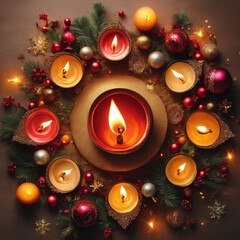 AI-Created Amazing and best Diwali Festival Photo.