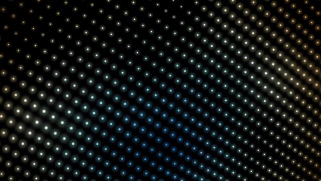 Abstract colorful glowing dot line background.