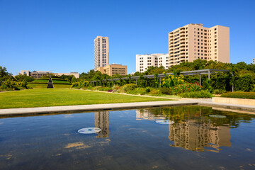 McGovern Centennial Gardens. Hermann Park in Houston, Texas, USA