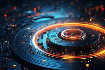 Technology and science background,