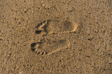 Fußspuren im Sand