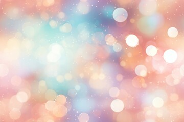 Cute abstract multicolor pastel pink glitter sparkle background. Soft blue, purple and white abstract gradient bokeh background