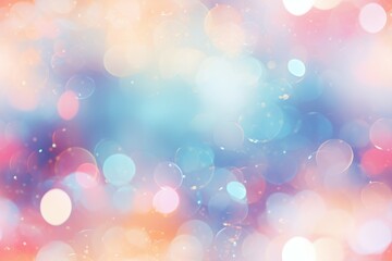 Cute abstract multicolor pastel pink glitter sparkle background. Soft blue, purple and white abstract gradient bokeh background - obrazy, fototapety, plakaty