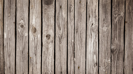 Vintage wooden background or texture made of old planks 