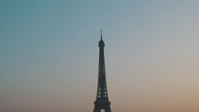 Eiffel Tower view at Sunset