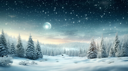 winter landscape with snow winter desktop wallpaper