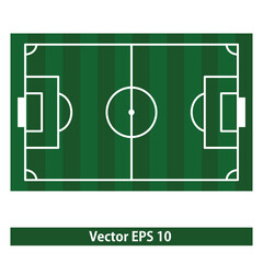 field soccer design vector template illustration with trendy style . EPS 10
