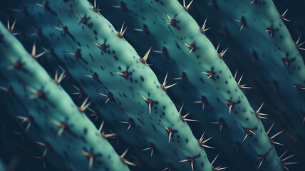 Fototapeta premium Cactus texture background banner or header
