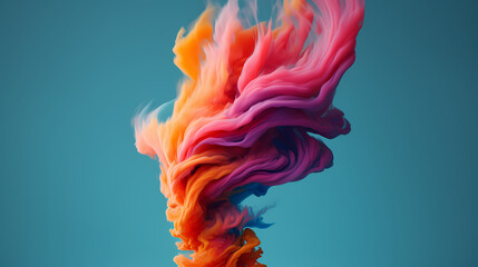 Powder explosion in shape of tornado,  , video glitches, high quality photo, colorful explosions.