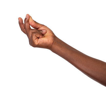 Male hand snapping fingers isolated on white or transparent background - Powered by Adobe