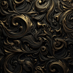 seamless pattern with swirls