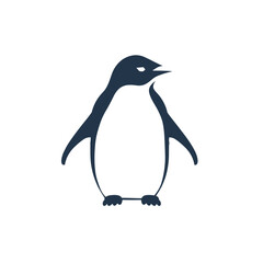 Einfache Pinguin Illustration AI Generative
