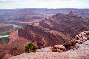 Deadhorse Point State Park vista into Canyonlands National Park