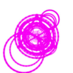 Pink fantasy magic circle. Pentagrams and cast spells