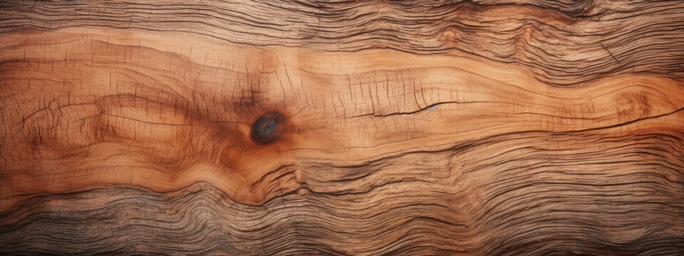 Fototapeta Sliced baobab tree trunk. Close-up wood texture.