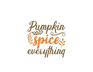 Vector flat design thanksgiving calligraphy with white background for t-shirts, posters and cards.
