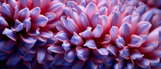 Fototapeta premium Close-up of hyacinth flower displaying vibrant textures.