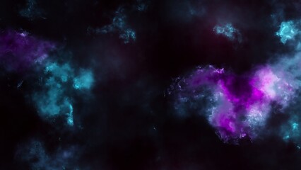 Fototapeta premium bright purple nebula and the glitter of stars.