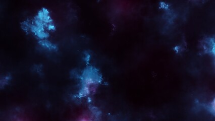 Blue abstract outer space background