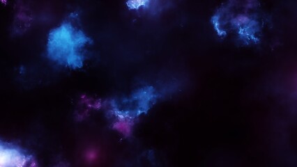 Blue abstract outer space background