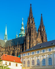 Obraz premium St. Vitus cathedral in Prague Castle, Czech Republic