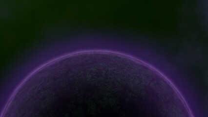 Planet alien Seen from Space