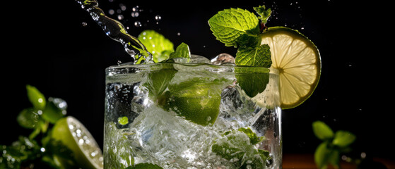 Splash into mojito bliss, mint and lime freshness.