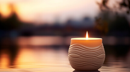 candles light bokeh background