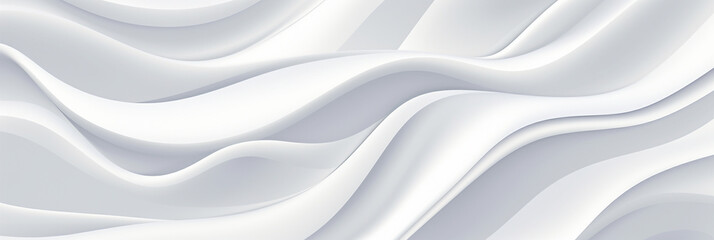 Fototapeta premium Elegant White Wave Texture 