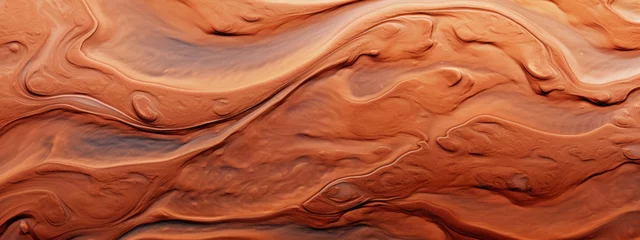 Foto op Plexiglas Martian surface close-up, desolate beauty. © smth.design
