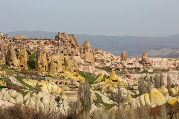 Cappadocia and rock formations.