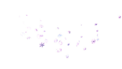 Random falling snow flakes wallpaper. Snowfall dust freeze granules. Snowfall transparent background