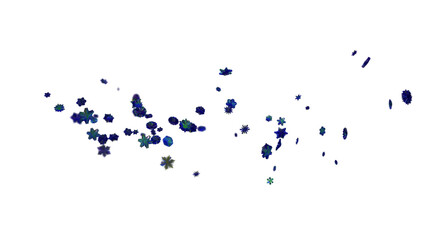 Random falling snow flakes wallpaper. Snowfall dust freeze granules. Snowfall transparent background