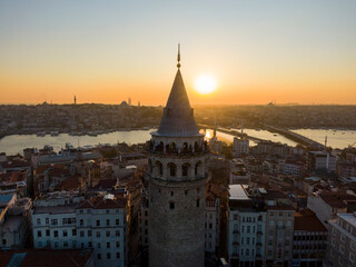 Fototapeta premium The Tower Of Galata, istanbul Turkey