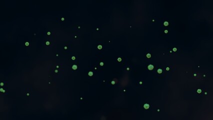 Coronavirus 2019-nCov coronavirus concept. Microscope virus close up. 3d rendering.