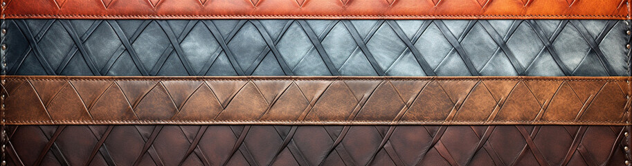Leather pattern banner