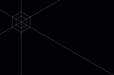 Cobweb background. Spider web Halloween and spider attribute. The web is a symbol of time or horror films.