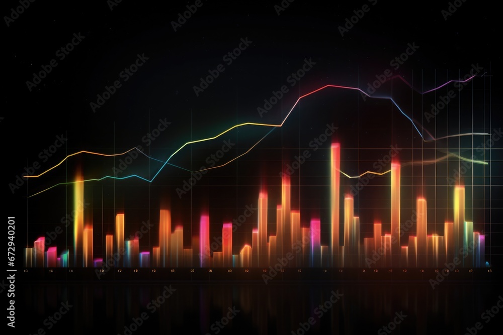 Poster big data technology and data science on virtual screen. business analytics, artificial intelligence,