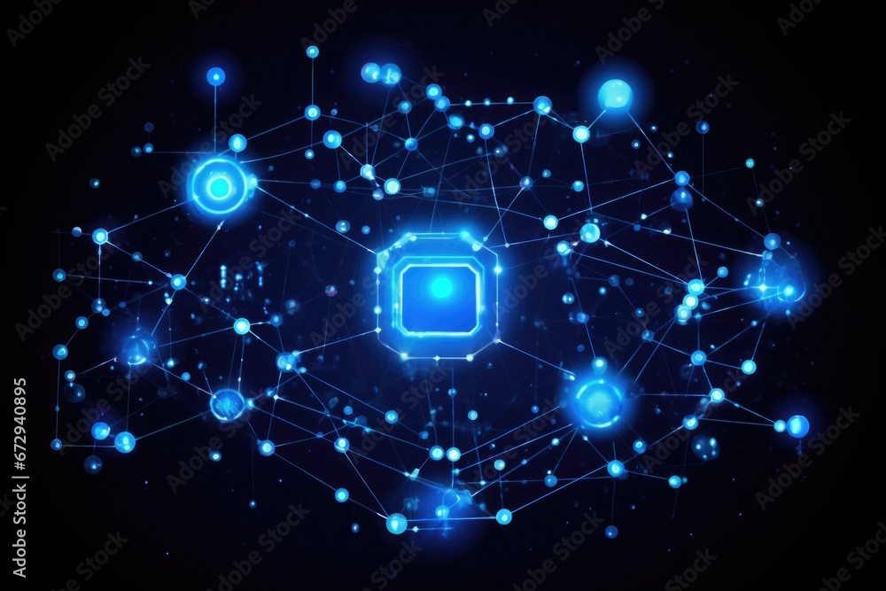Poster big data technology and data science on virtual screen. business analytics, artificial intelligence,