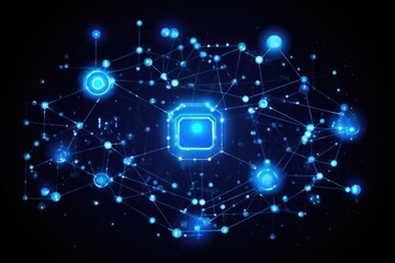 Fototapeta premium Big data technology and data science on virtual screen. Business analytics, artificial intelligence, machine learning. Engineer or scientist analyzing stream of data.