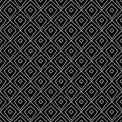 Repeated rhombuses, kites, diamonds background. Ethnic wallpaper. Seamless surface pattern design with scales ornament. Ornamental motif. Digital paper for textile print, web designing. Vector art.