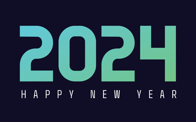 2024 New Year vector Illustration Design