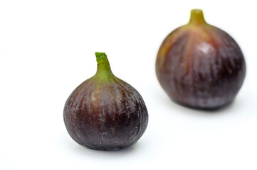 fresh appetizing figs on white background 8