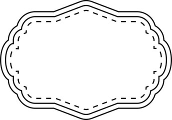 Vintage Label Illustration Isolated Vector