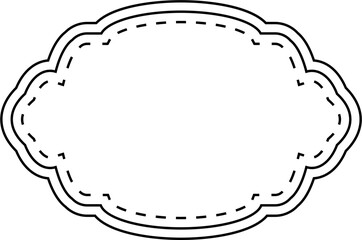 Vintage Label Illustration Isolated Vector