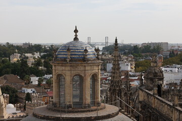 roof of the mosque–cathedral, córdoba, andalusia