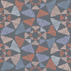 Colorful stylized shining star motif seamless pattern texture print. Vector illustration, perfect for textile, fabric, stationery, wallpaper, packaging design, home interior decoration. Surface